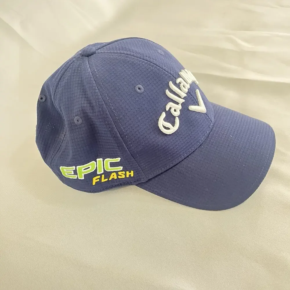 Callaway Chrome Soft Apex Epic Flash Adjustable Blue Golf Hat 100% Polyester
